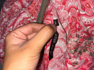 Pink Printed Kurta