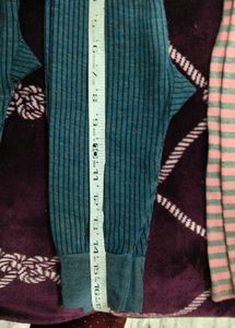 Cozy Striped Leggings Set