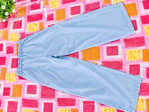Kotty light Grey Korean Baggy Pants