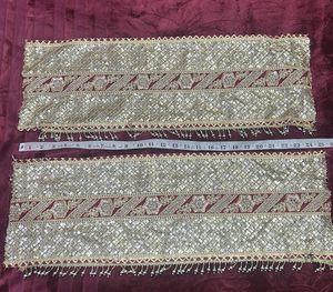 sabyasachi style kurti lace border