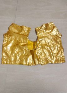 Golden Banarasi Silk Blouse