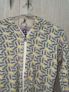 Printed Hoodie Jacket