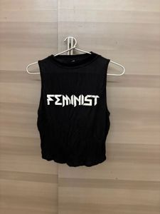 Black Feminist Crop Top