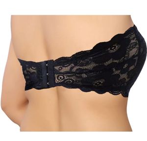 dressberry Black Lace Strapless Bra