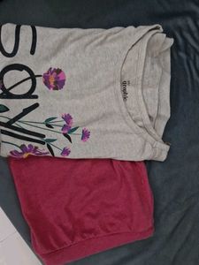 Sale! Graphic Print Tee &amp; Shorts Set