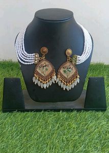 ✨ Customized Resin Bridal earrings Set ✨