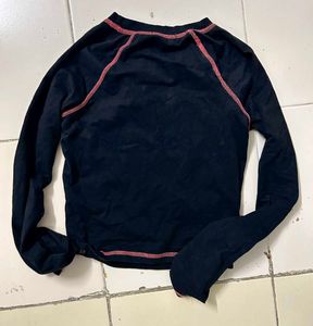 Bonkers Graphic Long Sleeve Crop Top