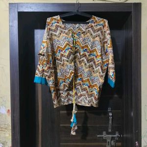 Teal Blue Ethnic gown with jacket