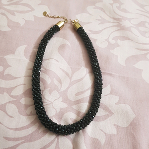 Black glittery necklace from Next UK
