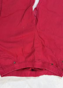 Red Casual Pants
