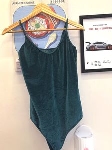 Velvet Camisole Bodysuit