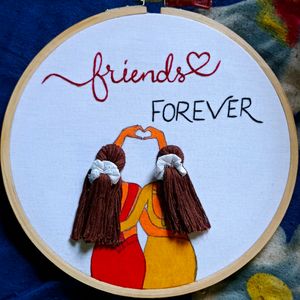 Best Friend Embroidery Design