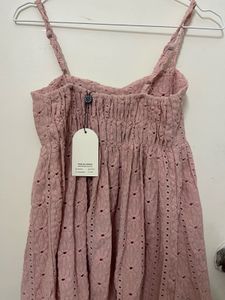 Pretty Pink Eyelet Dress