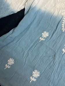 Chikankari Ombre Kurta