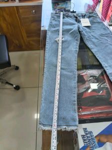 Zara Denim Ripped Jeans