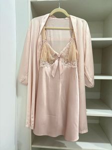 Eblin Satin Lace Set