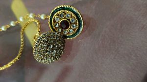 Exquisite Kundan &amp; Pearl rakhdi 2piece