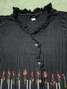 Striped Floral Top by DEVYAS