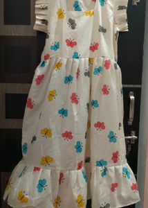 Cute Butterfly Print Dress