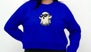 Cool Ghost Graphic Sweatshirt