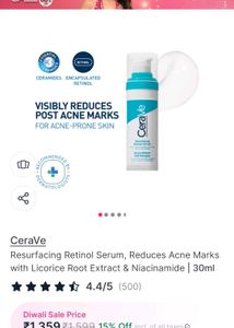 80%OFF:CeraVe Resurfacing RETINOL Serum