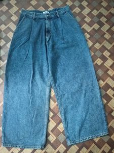 Wide Leg Denim Jeans