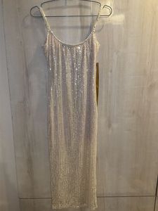 Sparkly Sequin Slip Dress