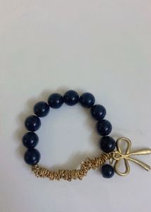 Chic Beaded Bracelet with Charm