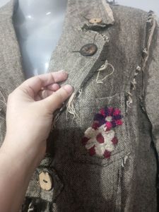 Beautiful Jacket Woolen With Embroidery