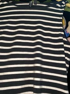 Striped Sleeveless Mini Dress
