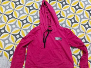 Pink "Nope" Hoodie