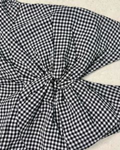 Completely New Black Gingham Halter Top