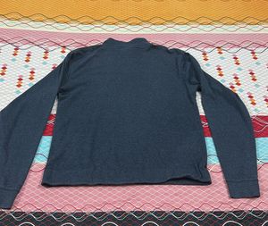 Men's Color Block Quarter Zip Sweater