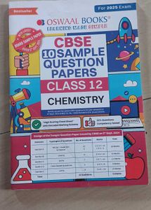 Oswaal CBSE Class 12 Sample Papers (3 Books)