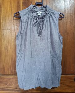 H&M Ruffle-Neck Top