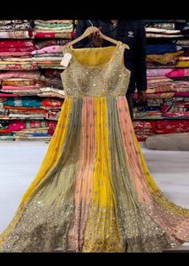 Sale!!festive offer !!Sequined Ombre Ethnic Gown