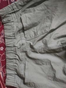 Grey Cargo Pants