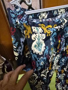 Patterned Top With Plazoo (Cord Set)