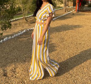 Striped Two-Piece Set