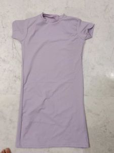 Lilac T-Shirt Dress