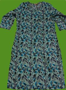 1pc Printed Cotton Blend Kurta