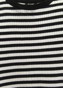 Black And White Body-con Dress