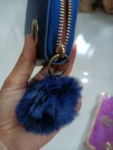 Cute Navy Blue Wallet