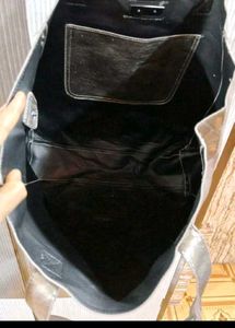 Stylish Silver Tote Bag