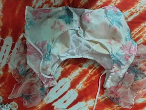 Floral Print Organza Blouse
