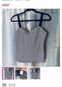 Zara Skirt And Hnm Tank Top