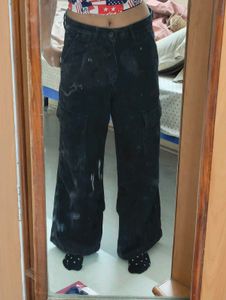 black baggy jeans ,  from snitch