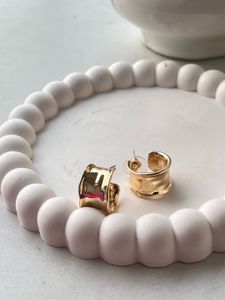 Statement Gold Hoop Earrings