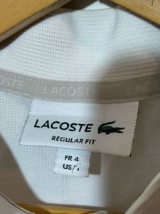 Lacoste White Polo Shirt