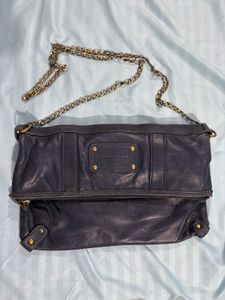 Rabeanco butter soft calf Leather Fold-over Clutch